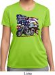 Ladies Shirt American Pride Motorcycle Moisture Wicking Tee T-Shirt