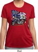 Ladies Shirt American Pride Motorcycle Moisture Wicking Tee T-Shirt