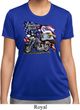 Ladies Shirt American Pride Motorcycle Moisture Wicking Tee T-Shirt