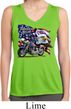 Ladies Shirt American Pride Motorcycle Sleeveless Moisture Wicking Tee