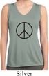 Ladies Shirt Basic Peace Black Sleeveless Moisture Wicking Tee