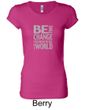 Ladies Shirt Be The Change Longer Length Tee T-Shirt
