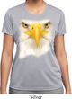Ladies Shirt Big Bald Eagle Face Moisture Wicking Tee T-Shirt