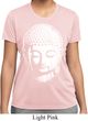 Ladies Shirt Big Buddha Head Moisture Wicking Tee T-Shirt