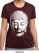 Ladies Shirt Big Buddha Head Moisture Wicking Tee T-Shirt