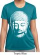 Ladies Shirt Big Buddha Head Moisture Wicking Tee T-Shirt