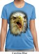 Ladies Shirt Big Eagle Face Moisture Wicking Tee T-Shirt