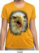 Ladies Shirt Big Eagle Face Moisture Wicking Tee T-Shirt