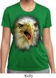 Ladies Shirt Big Eagle Face Moisture Wicking Tee T-Shirt