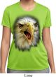 Ladies Shirt Big Eagle Face Moisture Wicking Tee T-Shirt