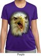 Ladies Shirt Big Eagle Face Moisture Wicking Tee T-Shirt