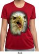 Ladies Shirt Big Eagle Face Moisture Wicking Tee T-Shirt