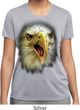 Ladies Shirt Big Eagle Face Moisture Wicking Tee T-Shirt