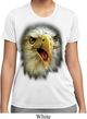 Ladies Shirt Big Eagle Face Moisture Wicking Tee T-Shirt