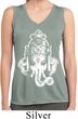 Ladies Shirt BIG Ganesha Head Sleeveless Moisture Wicking Tee T-Shirt