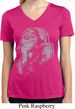 Ladies Shirt BIG Ganesha Profile Moisture Wicking V-neck Tee T-Shirt