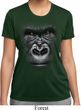 Ladies Shirt Big Gorilla Face Moisture Wicking Tee T-Shirt