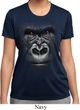 Ladies Shirt Big Gorilla Face Moisture Wicking Tee T-Shirt