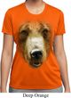 Ladies Shirt Big Grizzly Bear Face Moisture Wicking Tee T-Shirt