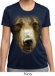 Ladies Shirt Big Grizzly Bear Face Moisture Wicking Tee T-Shirt