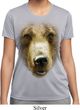 Ladies Shirt Big Grizzly Bear Face Moisture Wicking Tee T-Shirt