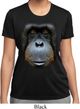 Ladies Shirt Big Orangutan Face Moisture Wicking Tee T-Shirt