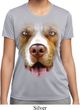 Ladies Shirt Big Pit Bull Face Moisture Wicking Tee T-Shirt