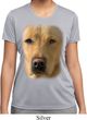 Ladies Shirt Big Yellow Lab Face Moisture Wicking Tee T-Shirt
