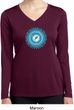 Ladies Shirt Blue Vishuddha Dry Wicking Long Sleeve Tee
