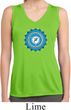 Ladies Shirt Blue Vishuddha Sleeveless Moisture Wicking Tee