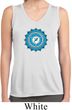 Ladies Shirt Blue Vishuddha Sleeveless Moisture Wicking Tee