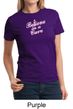 Ladies Shirt Breast Cancer Awareness Believe in a Cure Tee T-Shirt