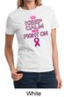 Ladies Shirt Breast Cancer Awareness Keep Calm Tee T-Shirt