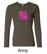 Ladies Shirt Breast Cancer Awareness Love Hope Long Sleeve Tee T-shirt