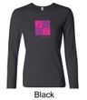 Ladies Shirt Breast Cancer Awareness Love Hope Long Sleeve Tee T-shirt