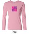 Ladies Shirt Breast Cancer Awareness Love Hope Long Sleeve Tee T-shirt