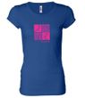 Ladies Shirt Breast Cancer Awareness Love Hope Longer Length Tee