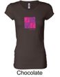 Ladies Shirt Breast Cancer Awareness Love Hope Longer Length Tee
