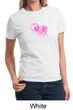 Ladies Shirt Breast Cancer Awareness Peace Love Hope Tee T-Shirt