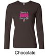 Ladies Shirt Breast Cancer Awareness Save a Life Long Sleeve Tee