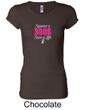 Ladies Shirt Breast Cancer Awareness Save a Life Longer Length Tee