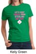 Ladies Shirt Breast Cancer Awareness Second 2nd Base Tee T-Shirt