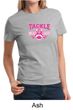 Ladies Shirt Breast Cancer Awareness Tackle Cancer Tee T-Shirt