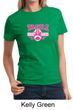 Ladies Shirt Breast Cancer Awareness Tackle Cancer Tee T-Shirt