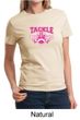 Ladies Shirt Breast Cancer Awareness Tackle Cancer Tee T-Shirt