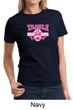 Ladies Shirt Breast Cancer Awareness Tackle Cancer Tee T-Shirt