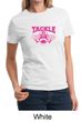 Ladies Shirt Breast Cancer Awareness Tackle Cancer Tee T-Shirt