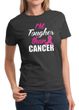 Ladies Shirt Breast Cancer Awareness Tougher Than Cancer Tee T-shirt