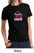 Ladies Shirt Breast Cancer Awareness Tougher Than Cancer Tee T-shirt