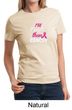 Ladies Shirt Breast Cancer Awareness Tougher Than Cancer Tee T-shirt